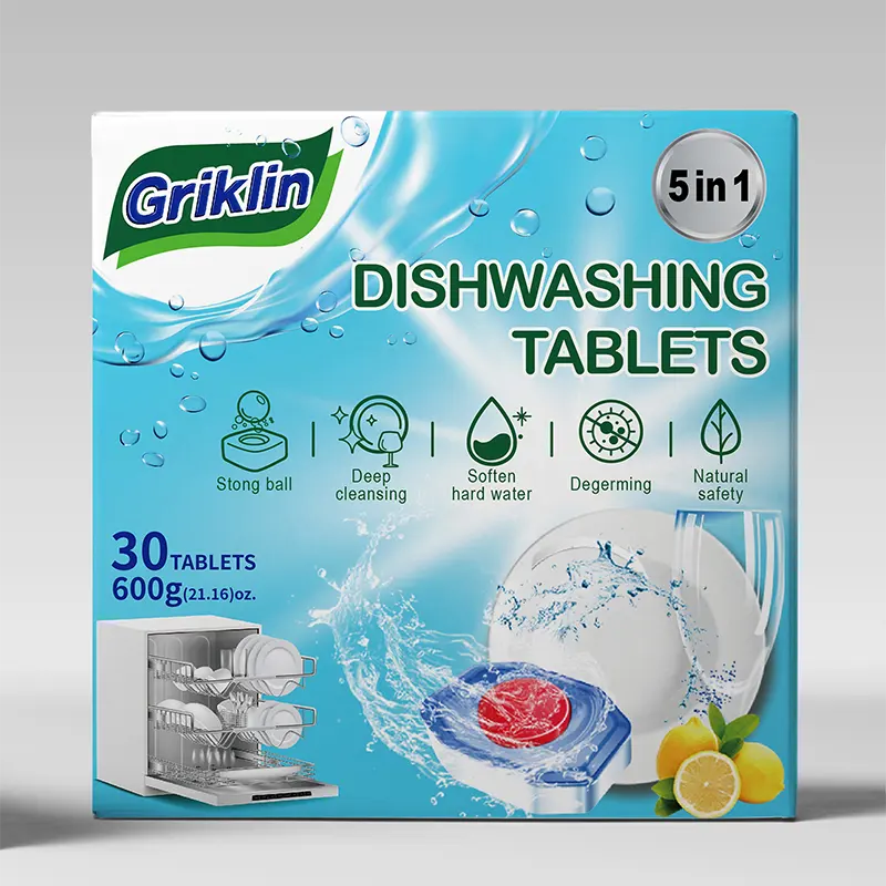 Household High Quality Dishwasher Tablets Private Label Dishwasher Machine Cleaner