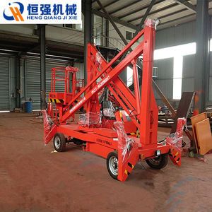 Plataforma Elevadora Articulada de 10.5M, Plataforma Hidráulica para Trabajo en Altura, Uso en Ingeniería de Construcción - Product Image 4