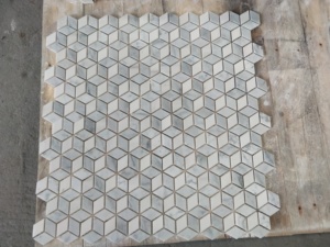 Sang trọng bằng tia nước đá cẩm thạch Gạch <span class=keywords><strong>Mosaic</strong></span> đá tự nhiên thiết kế cho phòng tắm và phòng khách nội thất sàn - Product Image 3