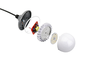 Ferme avicole Led ampoule système d'éclairage pour ferme de poulet éclairage Dimmable coucher de soleil ampoule pour ferme de poulets de chair