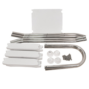 Precio de fábrica 304/316 acero inoxidable de doble cara sobre el suelo escalera para piscina - Product Image 6