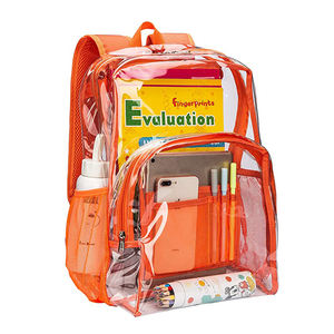 Gros Personnalisés Effacer PVC Transparent Étanche Voyage <span class=keywords><strong>Cartable</strong></span> Femmes Travaillent Sac À Dos - Product Image 2