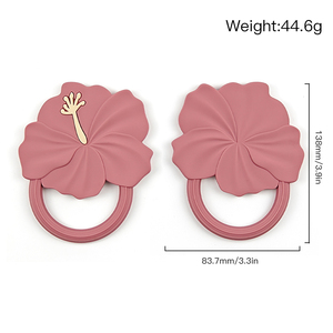Biểu Tượng Tùy Chỉnh Dễ Thương Flower Shaped Silicone Bé Teether Cấp Thực Phẩm Mọc Răng Vòng Đồ Chơi Bpa Miễn Phí Chew Đồ Chơi Teethers Cho Trẻ Sơ Sinh - Product Image 2