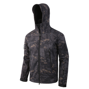 ESDY giacca <span class=keywords><strong>Softshell</strong></span> invernale da <span class=keywords><strong>uomo</strong></span> giacca in pile tattica - Product Image 4