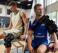 Nouvel appareil professionnel de thérapie par compression froide et chaude pour le soulagement de la douleur au genou et à l'épaule, traitement de réadaptation