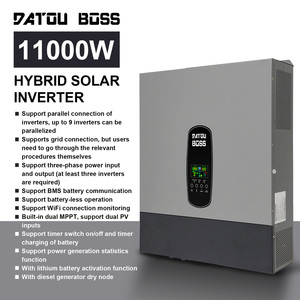 Datouboss EU cổ trên Off Grid <span class=keywords><strong>UPS</strong></span> 500V PV Điện áp 160A MPPT wifi thông minh 10KW 10.2kw 11Kw 48V lai năng lượng mặt trời hệ thống biến tần - Product Image 2