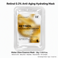 Masque en tissu non tissé au rétinol 0,3% anti-âge, sans parfum, anti-rides, éclaircissant, hydratant, essence, OEM, marque privée