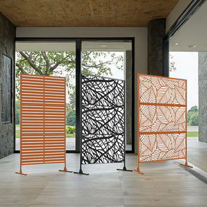 ייצור מפעל ייצור מותאם אישית חוט חיצוני Corten פלדה לוחות גדר לייזר מגולוון חתוך מסך פרטיות - Product Image 5