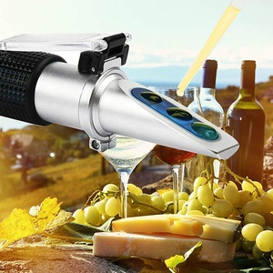 Beer Wort Brix Refratômetro Escala Dupla 0-32% Refratômetro e Gravidade Escala-Específica Dupla 1.000-1.120 Handheld Hidrômetro - Product Image 5