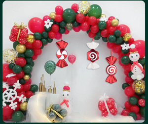 SHUANGYUAN OEM - Juego de Bolas de Navidad Pintadas de 6 cm, Adornos para Árbol de Navidad, Regalo Festivo, Decoración Navideña - Product Image 3