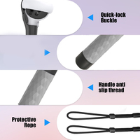 Nouvelle conception de poignée étendue VR pour les accessoires Oculus Quest 2, pour jouer à Beat Saber, Golf Club, Tennis, expérience de jeu
