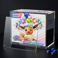 Boîte de protection transparente en acrylique avec fermeture magnétique ETB 5+8 mm, anti-poussière, pour cartes de collection TCG