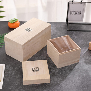 Caja de almacenamiento de madera para vasos de agua, vaso de agua Monte Fuji, taza para beber, caja de regalo, caja de madera para empaque de té en general - Product Image 2