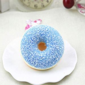 EN71 Certified Soft Donut <b>Squishy</b> Toys PU/Silicone PVC Scented Slow Rising Pink Educational Stress Relief Squeeze Toy Children - Product Image 3