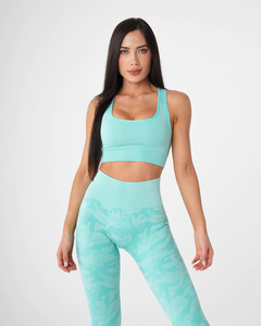 スポーツブラ女性ランニングジムフィットネススポーツブラミントエクリプスシームレスブラ - Product Image 2