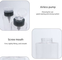 Distributeur d'eau micellaire en plastique pour animaux de compagnie 80ml 100ml 120ml 300ml pour le démaquillage démaquillant Bouteille à pompe à pression liquide