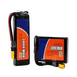 แบตเตอรี่โดรน 1200mAh 11.1V 14.8V 22.2V ลิเธียมไอออนแพ็ค 120C แบตเตอรี่ลิเธียมซัลเฟอร์ สำหรับ UAV 500 รอบ ชีวอายุการใช้งานยาวนาน - Product Image 3