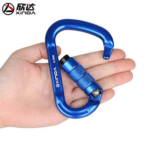 Mosquetón Xinda de aleación de aluminio 6101 3kN con cierre de seguridad para escalada, rápel y uso en exteriores - Product Image 4