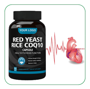 Complément alimentaire en capsules d'extrait de riz rouge fermenté ASAP Private Label 1000 mg Coenzyme Q10 Capsules dures de riz rouge fermenté - Product Image 1