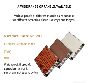 Pannelli di Rivestimento Esterno Insonorizzati, Pannello Sandwich con Nucleo <span class=keywords><strong>a</strong></span> Nido d'Ape in Alluminio, Ecologico e Impermeabile per Pareti di Hotel - Product Image 3