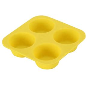 Moule en silicone pour cupcakes au <span class=keywords><strong>chocolat</strong></span> faits maison, écologiques, en gros, 4 trous - Product Image 1