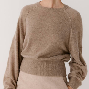 Elegante abbigliamento donna 100% Cashmere lavorato a <span class=keywords><strong>maglia</strong></span> girocollo femminile puro Cashmere maglione donna maglione lavorato a <span class=keywords><strong>maglia</strong></span> un pezzo maglione - Product Image 1