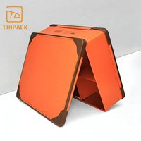 Lonchera Metálica Estilo Maleta Vintage Personalizada de Primera Calidad con Asa Portátil para Regalos de Bodas, Fiestas y Negocios