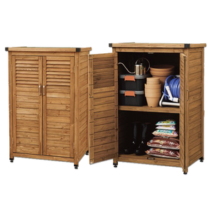 2021Hot sale waterproof wooden small outdoor backyard patio sheds garden tool storage shed
