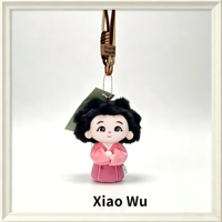 IP Pluche Blind Box Schattige Oude Chinese Stijl 6 Meisjes Gevulde Poppenhanger Collectible Mystery Box Culturele Souvenir Tas Charm