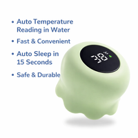 Thermomètre de bain pour bébé OEM, thermomètre numérique flottant à LED, étanche