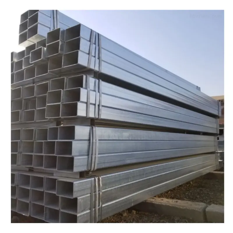 Pre Galvanized Welded Square Rectangular Steel Pipe Tube Hollow Section Prefab House Hot Dip Galvanized Steel Pipe