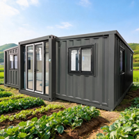 Rumah Kontainer Ekspansiabel Baja Galvanis Tahan Lama untuk Hunian Pertanian Terpencil, Rumah Nenek, Rumah Modular Portabel, Rumah Prefab