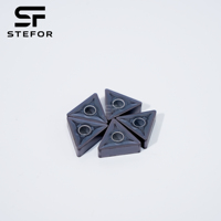 Plaquettes en carbure de tungstène RDKM1204 de précision, lames rondes indexables pour fraiseuse CNC, pour acier inoxydable