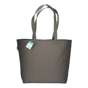 Borsa shopper in cotone riciclato, merchandising sostenibile - Product Image 2