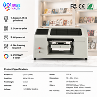 Printer UV AI Tanpa Komputer untuk Pencetakan Casing Ponsel DIY Mesin Printer A4 Dengan Tinta UV Gratis