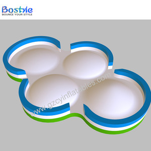 Imcute — grand château <span class=keywords><strong>de</strong></span> saut en nuage, jeu <span class=keywords><strong>de</strong></span> trampoline à air, dôme gonflable, blanc, pour enfants, nouveau design - Product Image 5