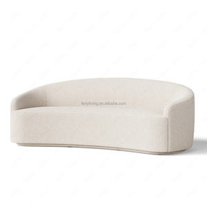 फेली लक्जरी आधुनिक दो सीट फैब्रिक सोफा अपार्टमेंट और घर के फर्नीचर के लिए एक कमरे - Product Image 4