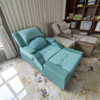 Fauteuil inclinable de massage électrique moderne et réglable pour la réflexologie plantaire, idéal pour les hôtels et les spas