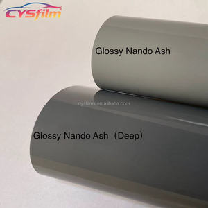 Vinilo Brillante para Cambio de Color con Efecto Cristal <span class=keywords><strong>Nando</strong></span> Grey, Vinilo Súper Brillante <span class=keywords><strong>Nando</strong></span> Grey para Envolver Autos, Adhesivos para Autos - Product Image 3