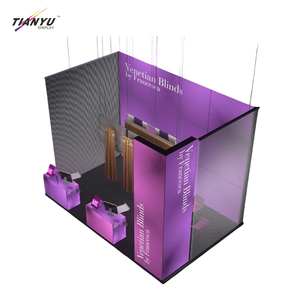 Mostrador Promocional Portátil Resistente con <span class=keywords><strong>Soporte</strong></span> para <span class=keywords><strong>TV</strong></span>, <span class=keywords><strong>Mesa</strong></span> de Exhibición con Logotipo, Caja de Luz Roja - Product Image 3