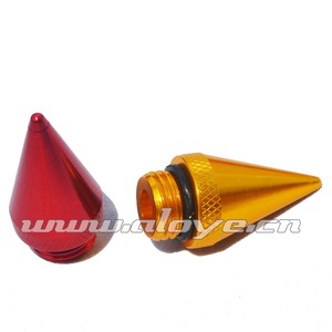 Nouvelles écrous de roue autobloquantes en aluminium CNC ALOYE P1.25 M12XP1.25 - Ajustement universel, boîte de vente au détail d'origine, 20 pièces, multicolores - Product Image 3