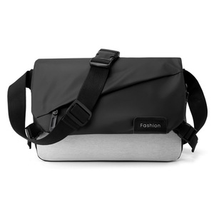 New Fashionable Outdoor Sports Leisure Cross-Border New Men's Large-Capacity PU Leather Shoulder Messenger <b>Bag</b> - Product Image 4