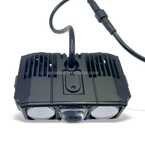 ไฟสปอร์ตไลท์แบบ Bi-led 12V 24V ขายส่ง 85w ไฟ LED สำหรับรถยนต์ 80000lm ไฟตัดหมอกสีขาวอำพัน - Product Image 2