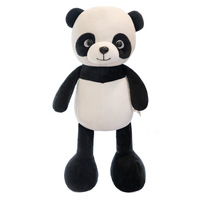 EZBABY Set Mainan Boneka Bertema Hewan Hutan Singa Rubah Rakun Jerapah Gajah Beruang Panda Harimau Isian Kapas PP - Hadiah Natal