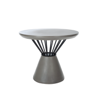 Table basse en béton brut massif, robuste, grise, pour salon moderne, fabricant vietnamien