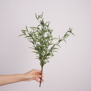 Plantes artificielles de romarin, décor mural, arbustes de verdure, asperges artificielles, fougères au toucher réel, fausses plantes en plastique - Product Image 2