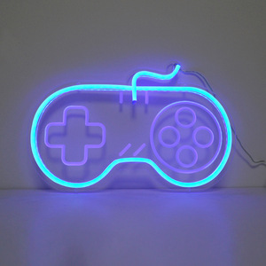 <span class=keywords><strong>Lampe</strong></span> de signe néon en forme de contrôleur de jeu avec fonction de gradation pour la décoration de la salle de jeu et la publicité - Product Image 4
