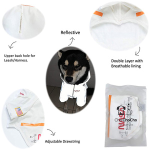 2025 diseñador de lujo reflectante impermeable poliéster ropa para mascotas <span class=keywords><strong>NASA</strong></span> perro ropa con capucha chaleco impermeable chaqueta Venta caliente - Product Image 3
