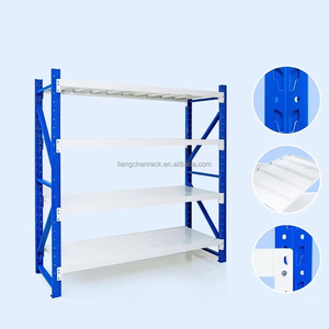 Hot Sale Epoxy Coated Industrial <b>Racks</b>, Custom Made, Easy Install, Adjustable Layers Heavy Duty Storage <b>Shelving</b> - Product Image 2