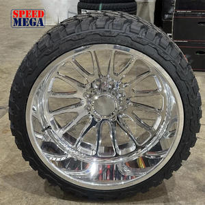 Jantes de camion forgées super concaves profondes 22x12 22x14 24x12 24x14 26x16 Polies concaves 8x200 8x180 8x6.5 6x5.5 - Product Image 3